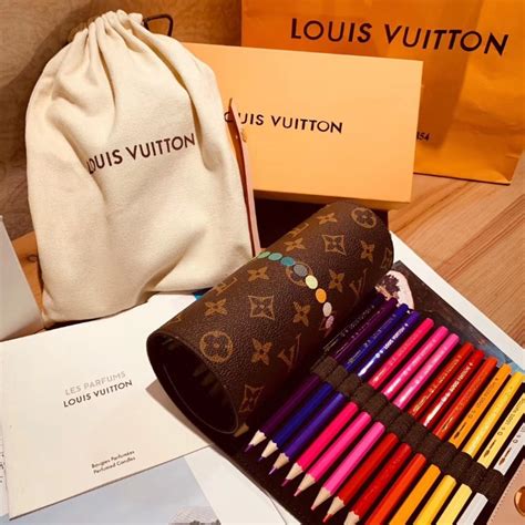 louis vuitton colored pencils price|louis vuitton agenda pen.